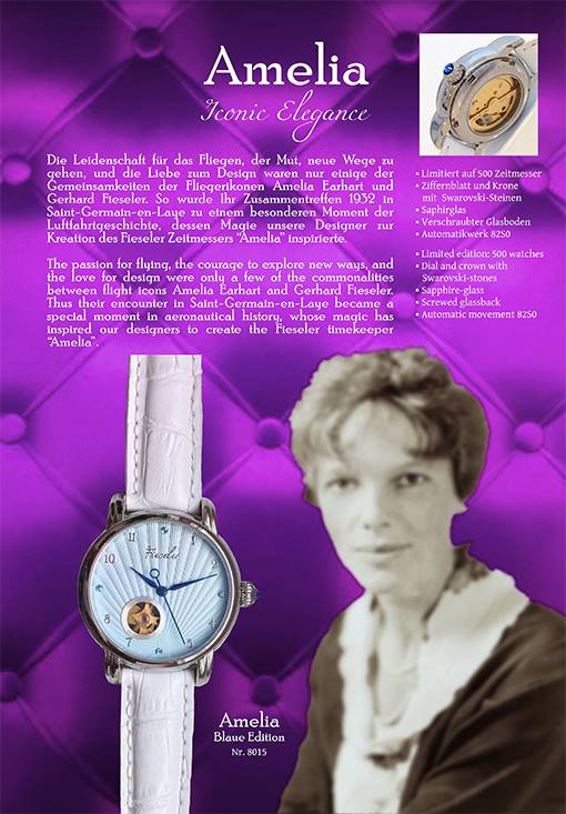 Elegante Armbanduhr mit blauer Ziffernblatt, silbernem Gehäuse und weißem Lederarmband.