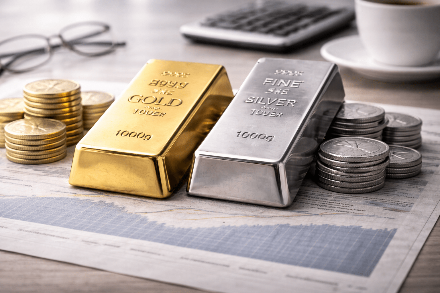 Silber vs. Gold 2025: Welches Edelmetall lohnt sich mehr?