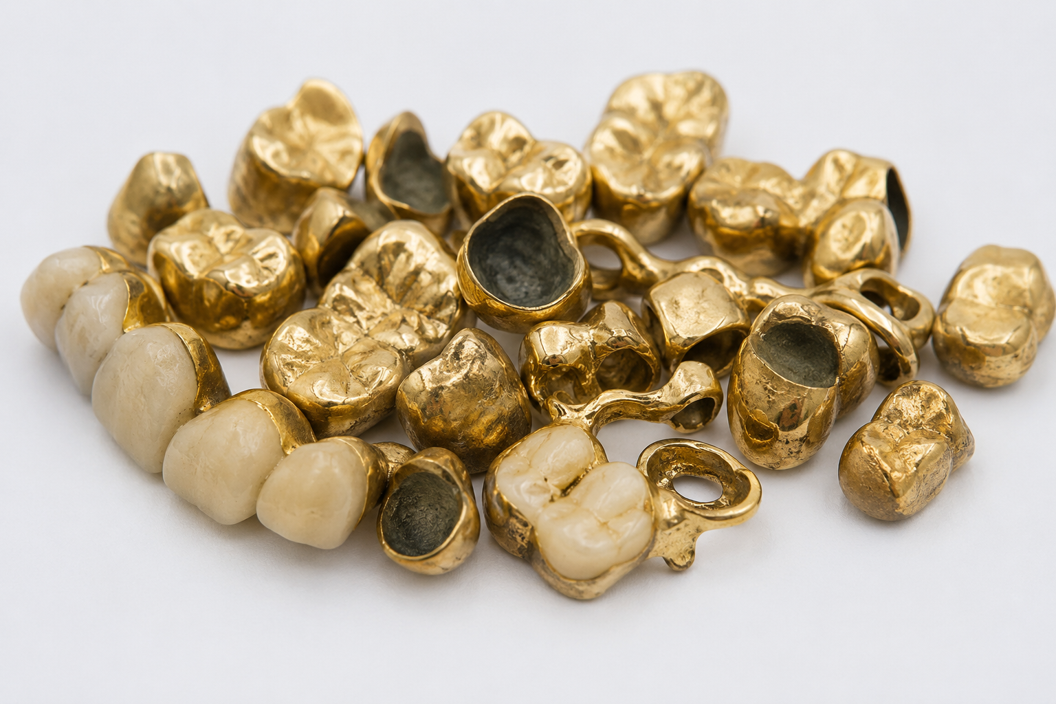 Zahngold mit Zahnresten und Keramik – Ankauf in Berlin Charlottenburg