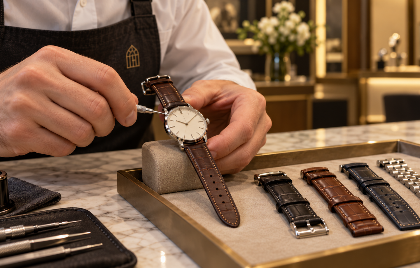 Juwelier mit Armbandwechseln Uhrenarmbandwechsel
